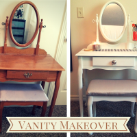 Giveaway and Reveal: Vanity Makeover