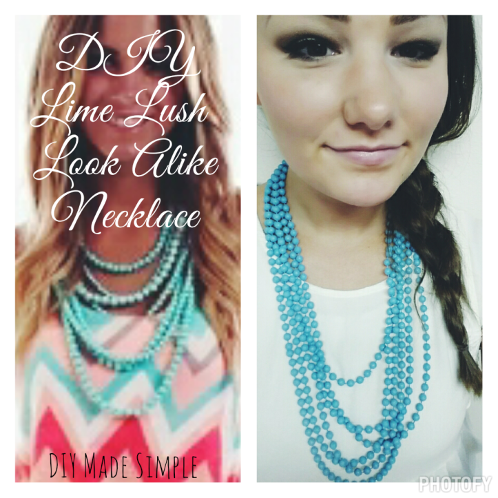Lime Lush Look Alike Necklace