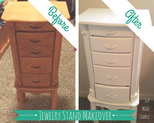 jewelry stand makeover