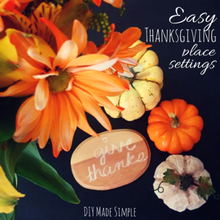 easy thanksgiving decoration
